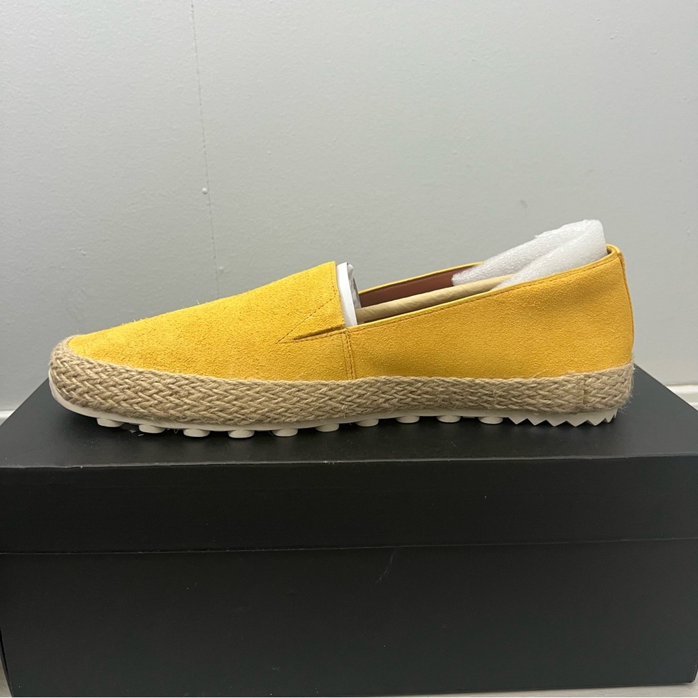 Coach NIB 1941 Suede Espadrille Canary Slip-Ons